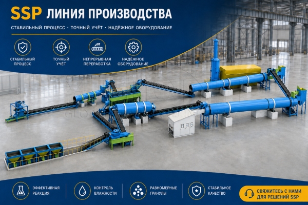 Как гранулировать простой суперфосфат после производства порошка? — производственное оборудование
